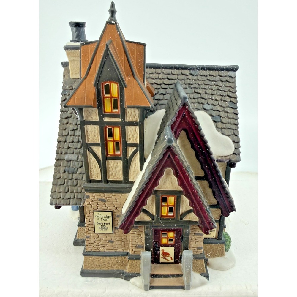 Department 56 Dickens Village The Partridge & Pear Porcelain Lighted Building